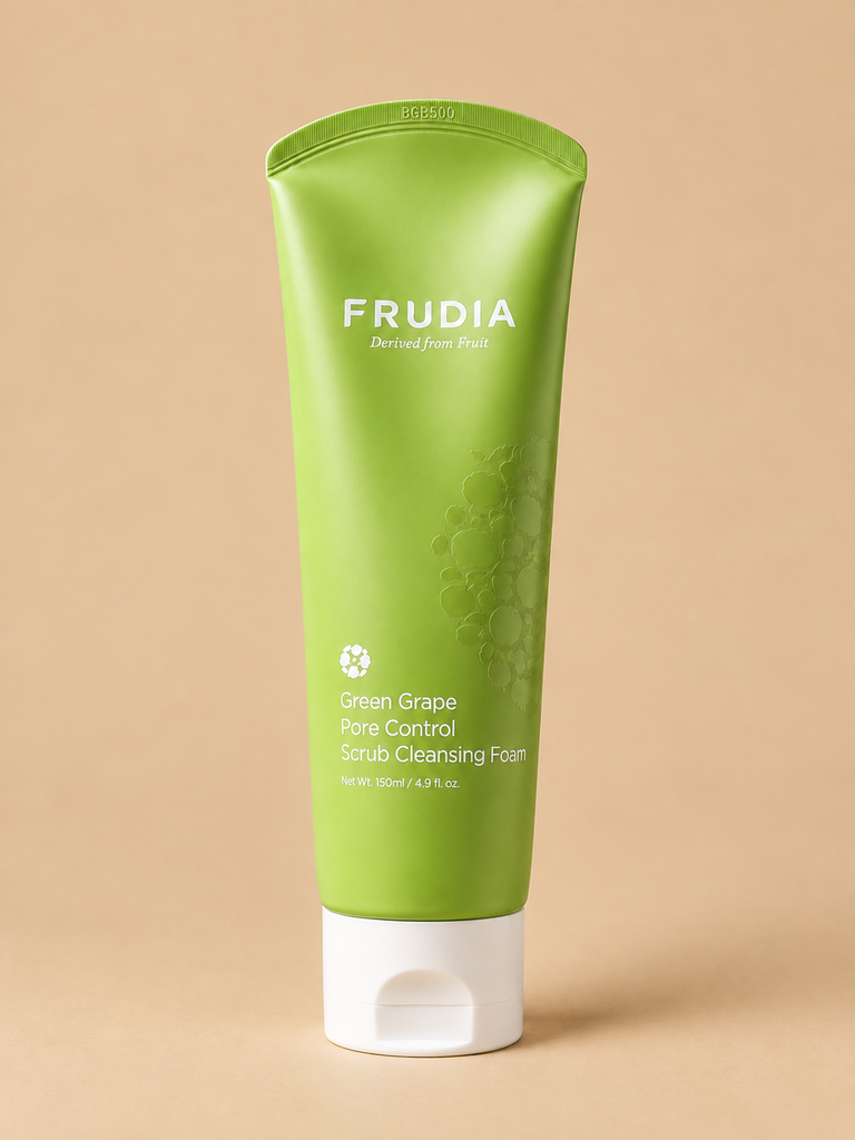 Espuma limpiadora control de poros uva verde