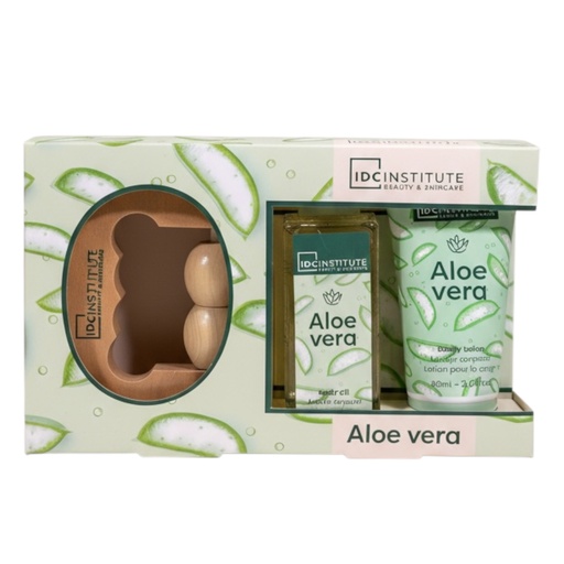 [EVER012636] Set cuidado corporal con rodillo de madera