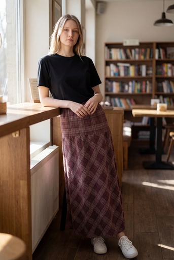 [EVER009582] Falda Sarinely